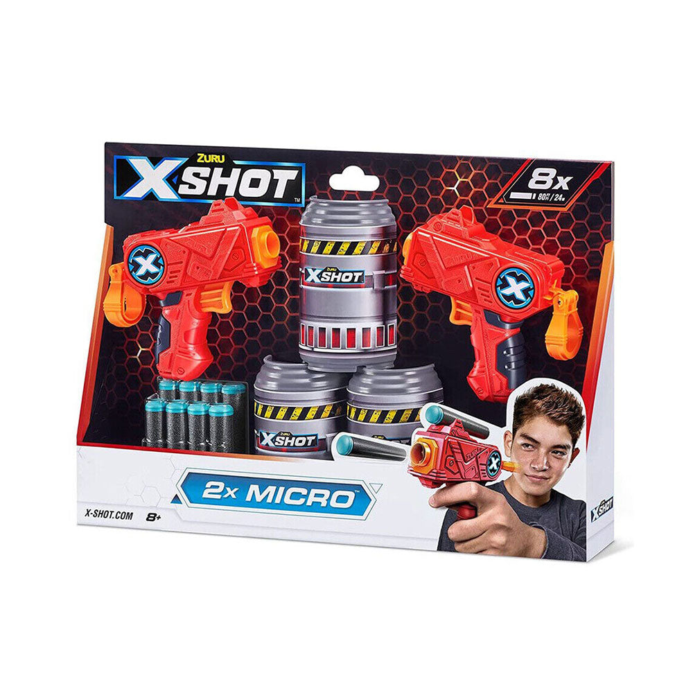 Zuru X-Shot Excel Micro Dart Blasters Twin Pack