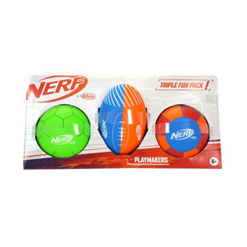 Wahu Nerf Playmakers (Pack of 3)