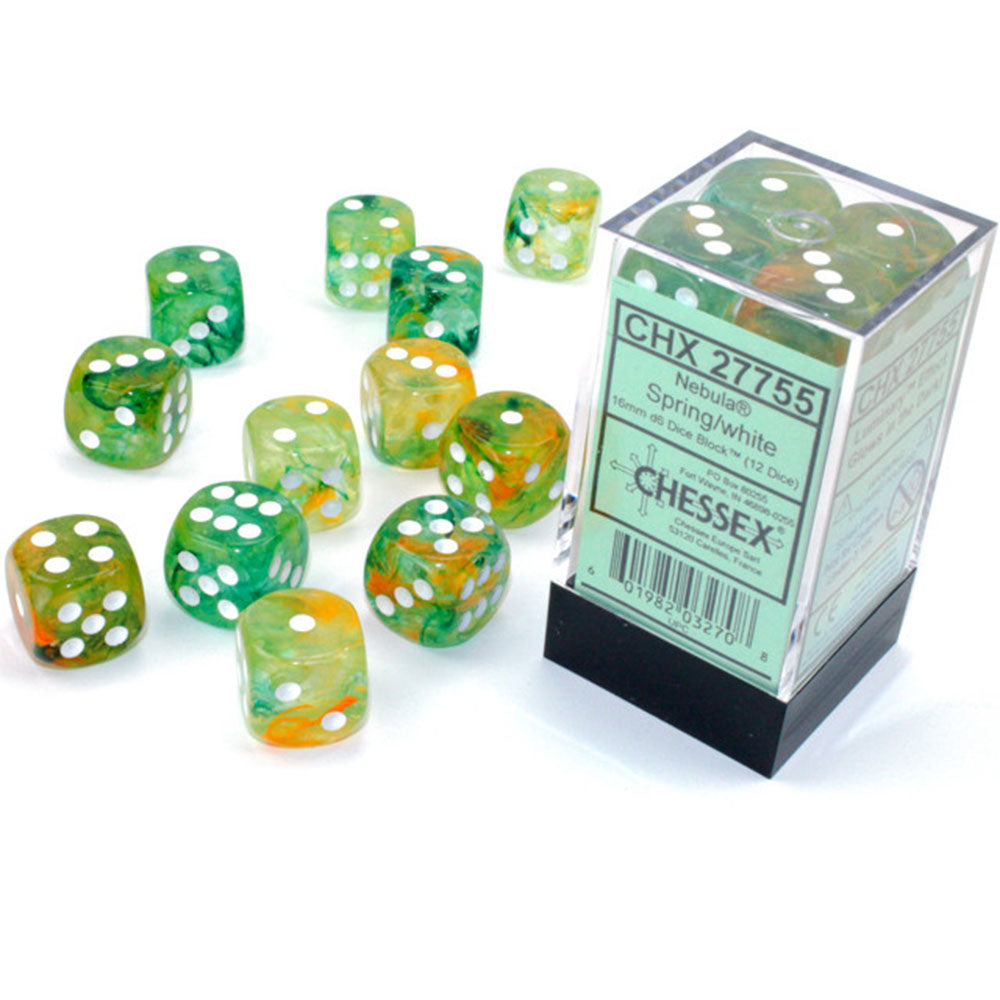 Nebula Chessex 16mm D6 Würfelblock