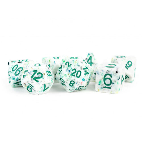 MDG Recycled Resin Polyhedral Dice Set 16mm