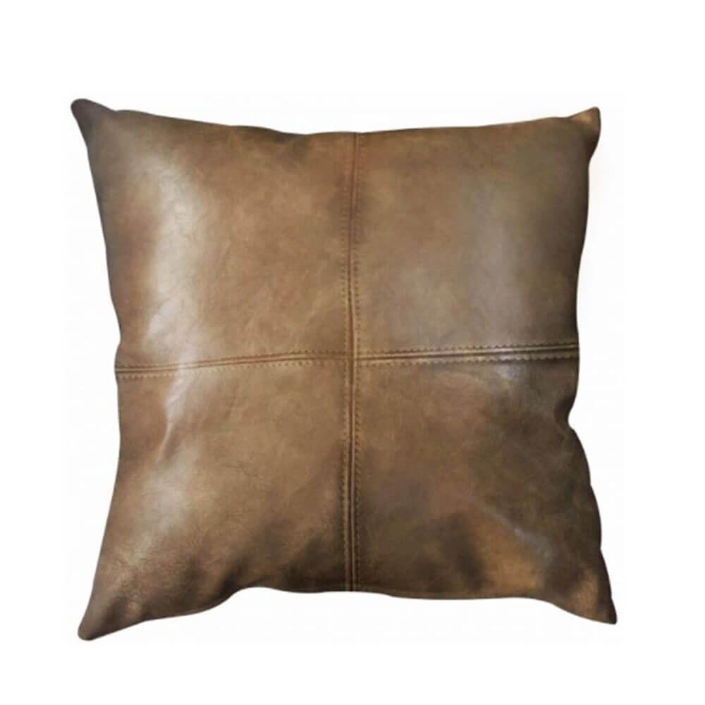 Bangalow Square Cushion met vul PU -leer (50x50cm)