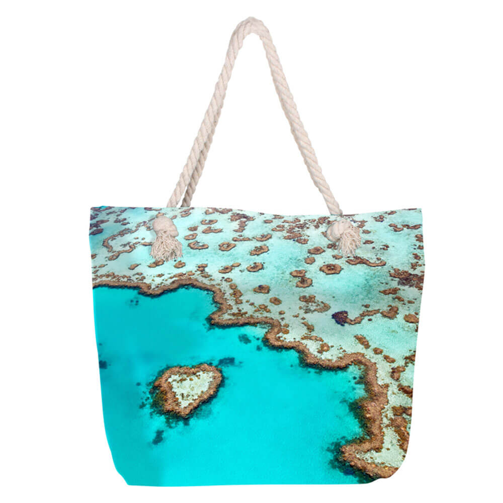 Sac de plage avec zip intérieur (50x45x15cm)