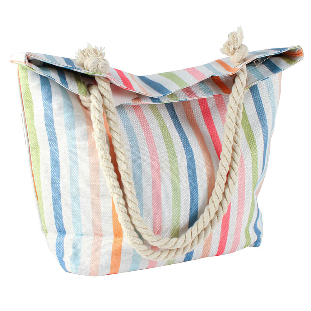 Bolsa de playa con cremallera interna (50x45x15cm)