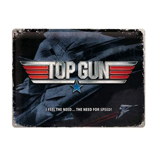 Nostalgic-Art Large Sign Top Gun