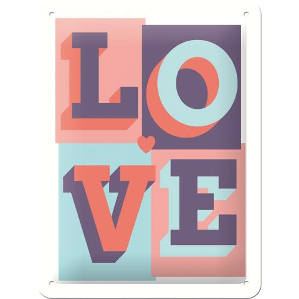 Nostalgic-Art Small LOVE Sign (15x20cm)