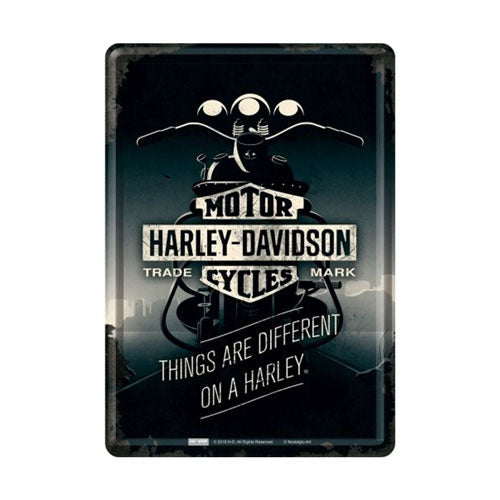 Nostalgic-Art Metal Postcard Harley-David.