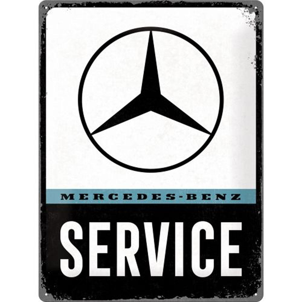 Nostalgic-Art Large Sign Mercedes-Benz