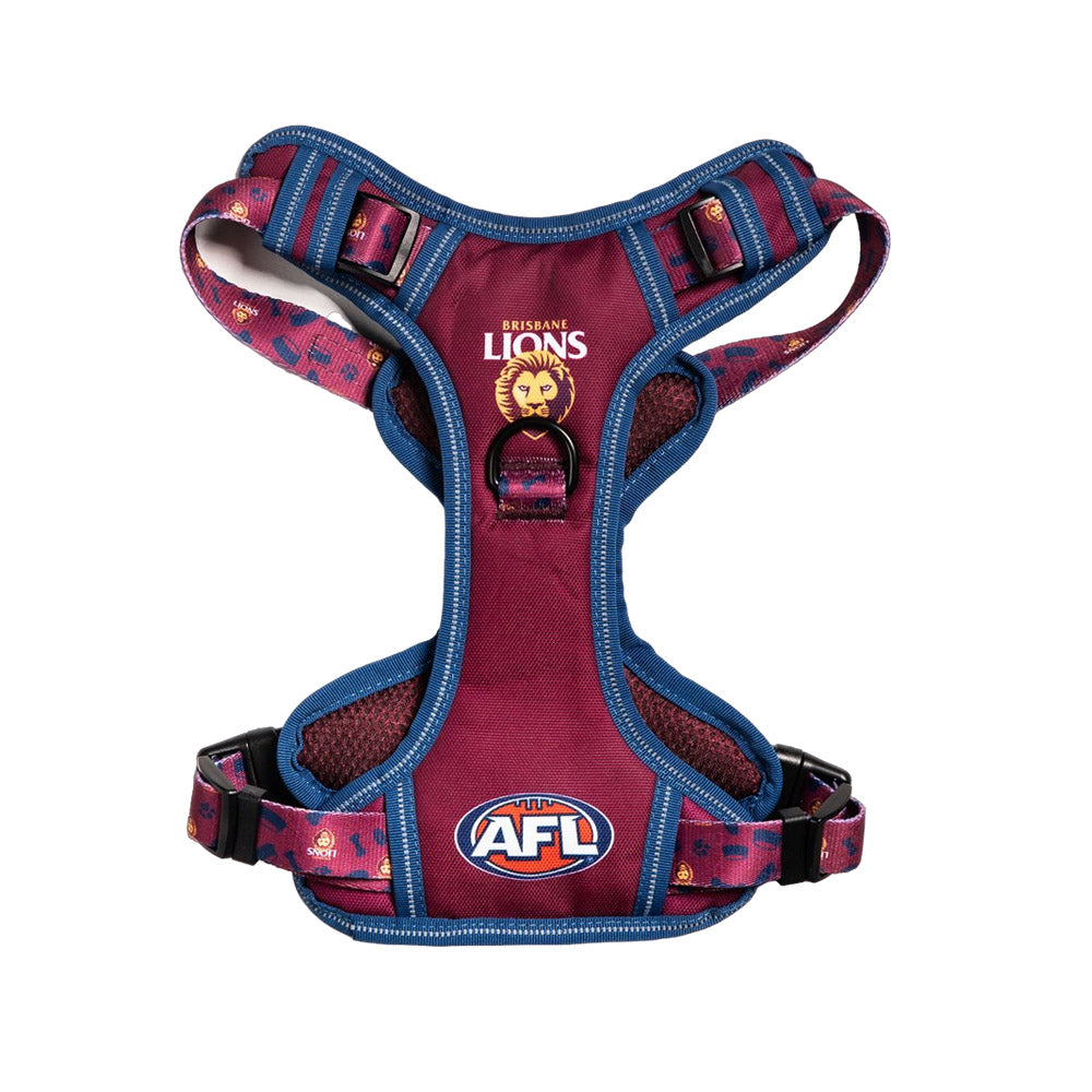 AFL Brisbane Lions Pet Harness