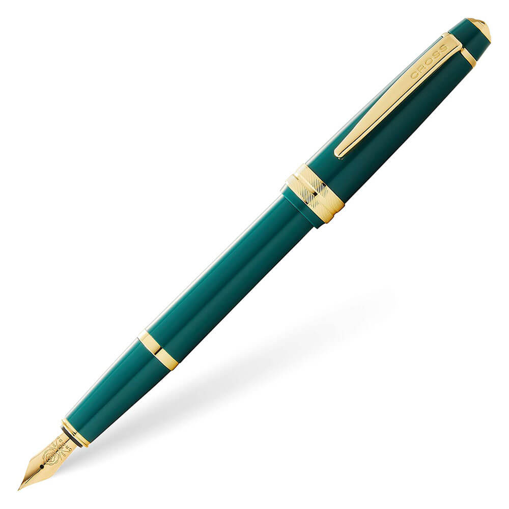 Cross Bailey Light Gloss Fountain Pen (grön/guld)