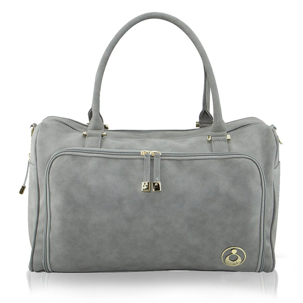 Isoki dubbele zip satchel luiertas