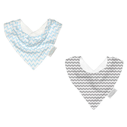 Silly Billyz Jersey Chevron Bandana Bib