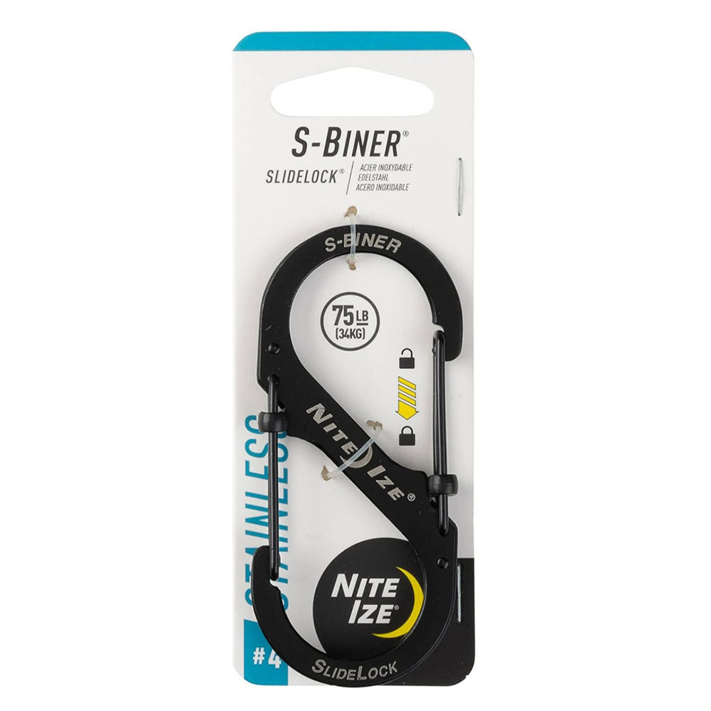 Nite Ize Slidelock Carabiner #4 (Black)