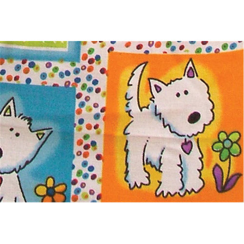 Silly Billyz Dog Design Round Tablecloth 120cm