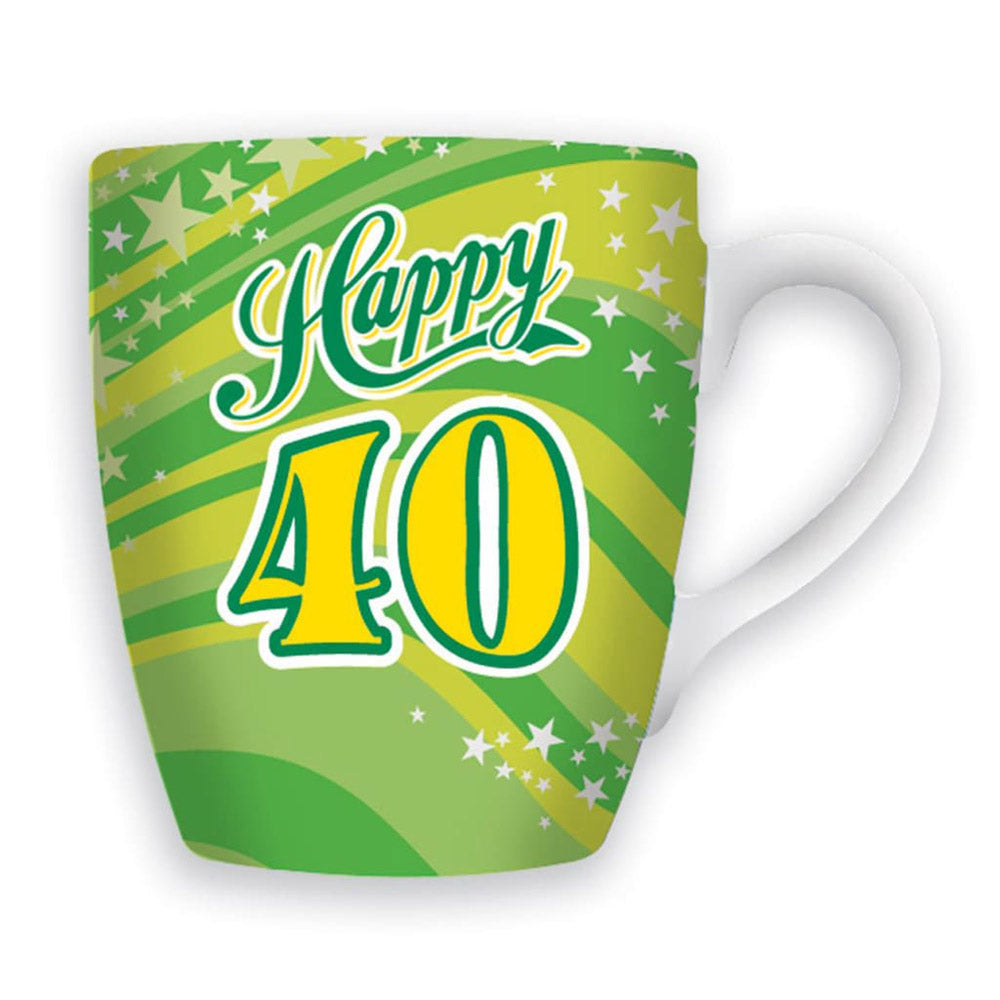 Birthday Happy 40s Celebration Mug