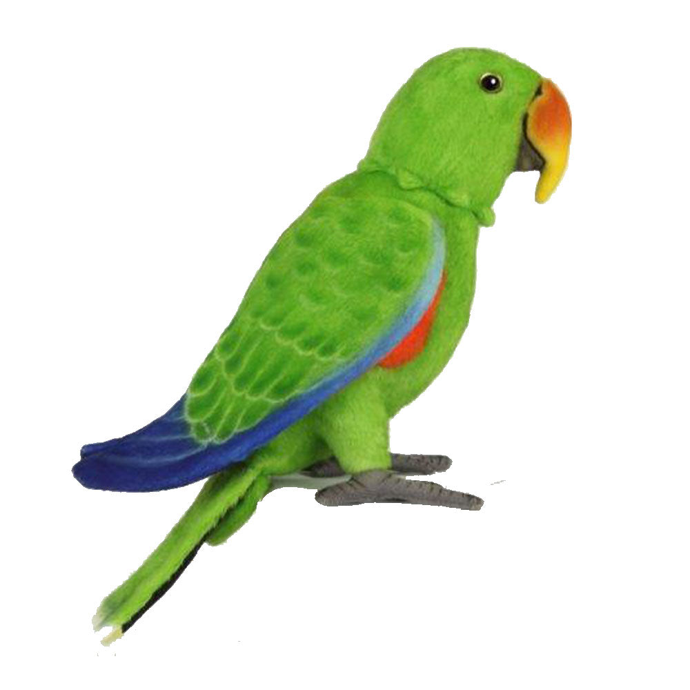 Postable Electus Parrot Plush Toy 30cm