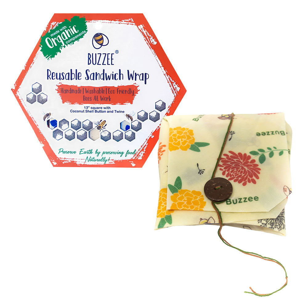 Buzzee Organic bijeswax sandwich wrap