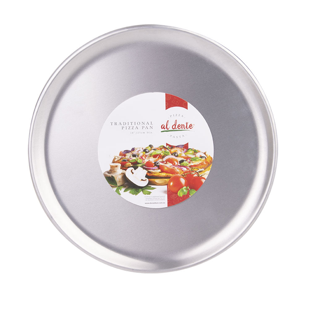 Al dente aluminium pizza pan