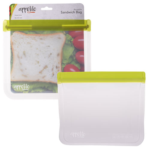 Appetito Reusable Sandwich Bag (Green)