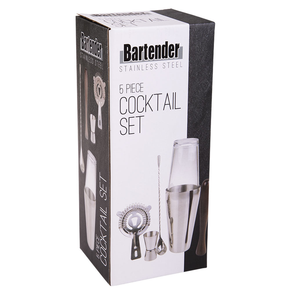 Set da cocktail in acciaio inossidabile barista