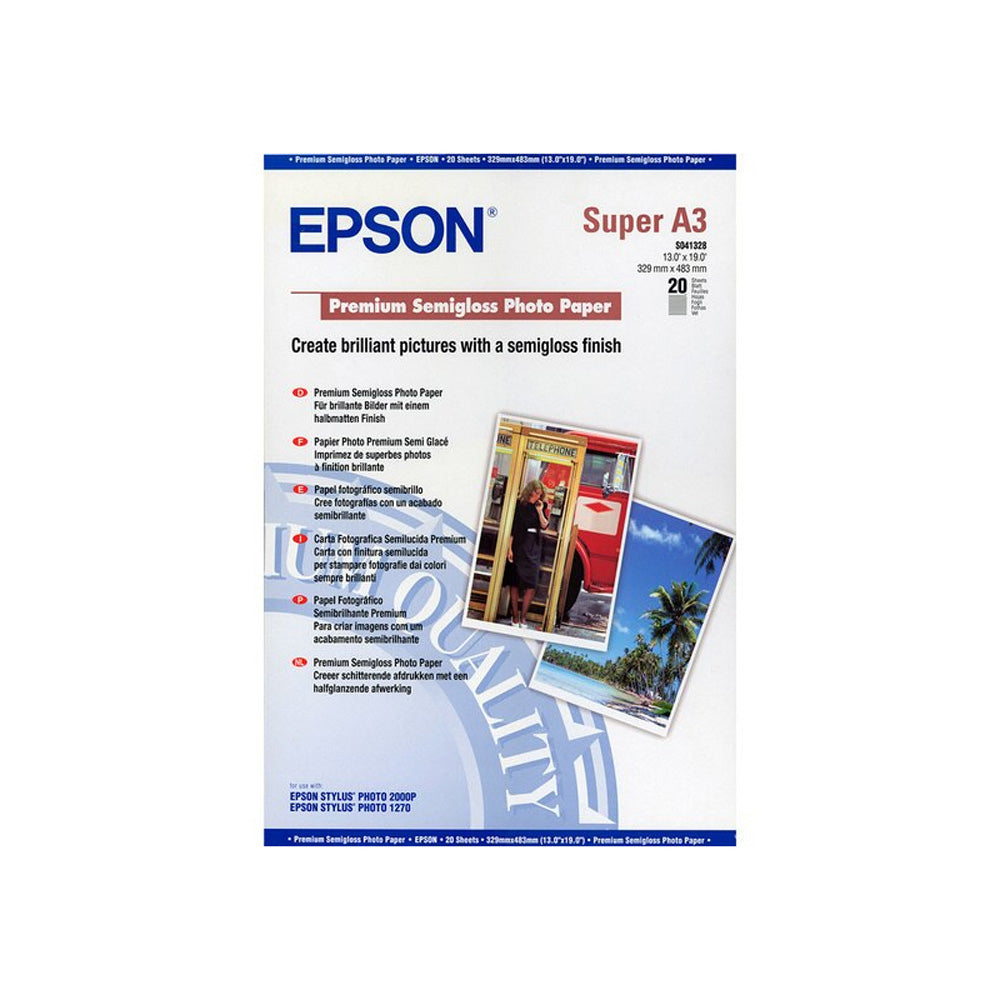 Epson Semi-glanzend fotopapier 20 stc