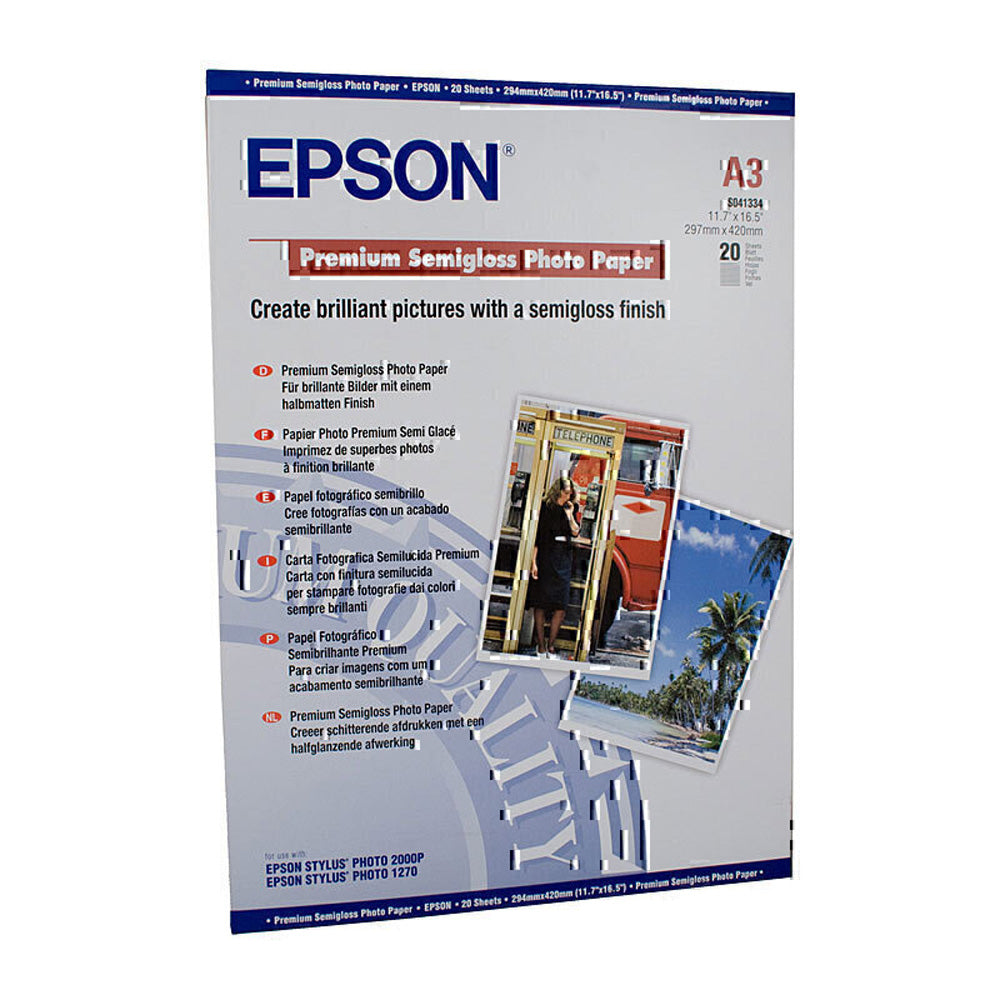 Epson Semi-glanzend fotopapier 20 stc