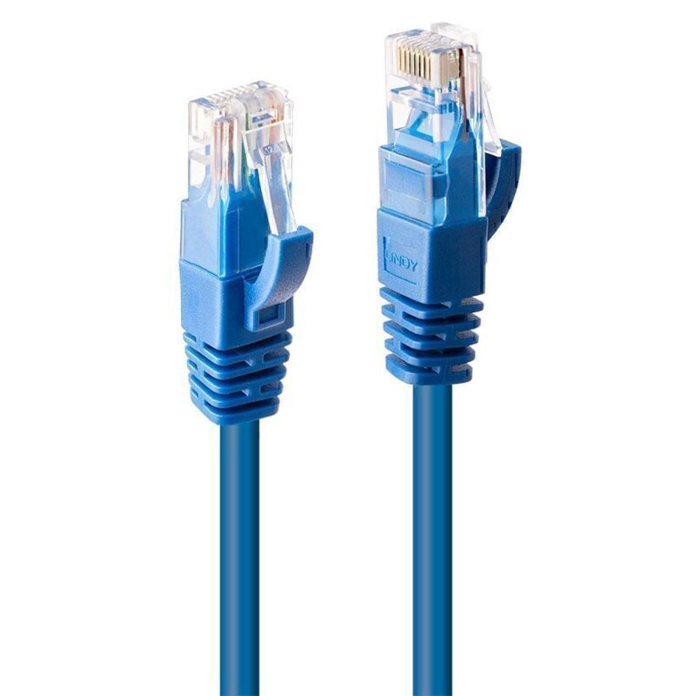 Lindy Cat6 U/UTP Gigabit Retwork Cable (azul)