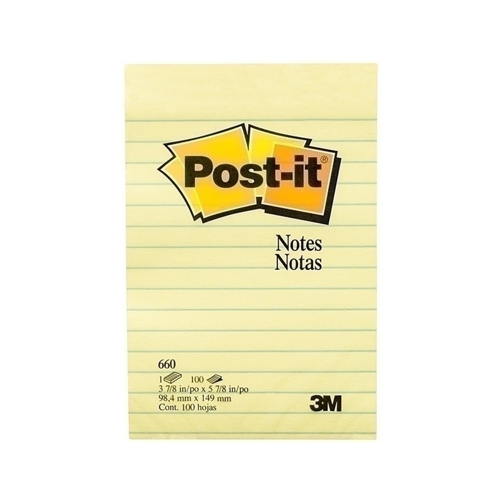 Post-it Canary Yellow Fode Notes 12pk