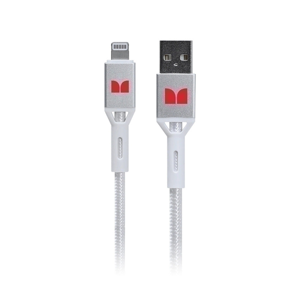 Monster Lightning naar USB-A gevlochten kabel 1,2 m