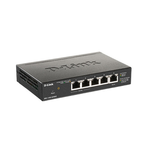 D-Link 5-Port Gigabit PoE-Powered Smart Managed Switch