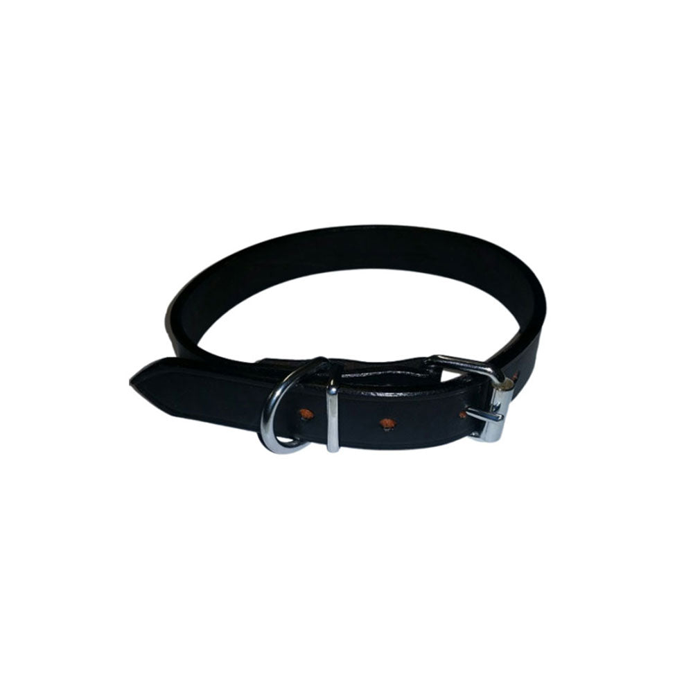 Collar de cuero (negro)