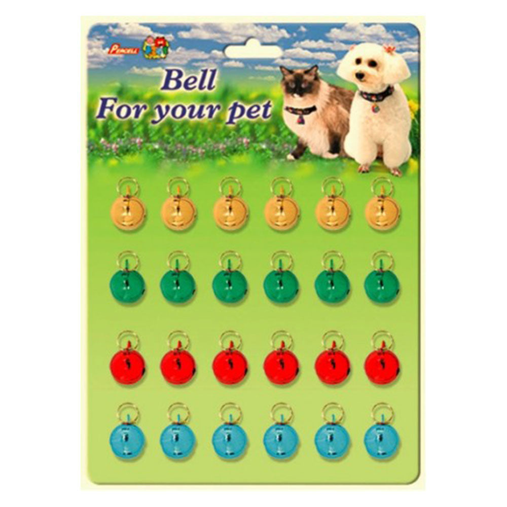 Percell Card Cat Round Bells 24 stk