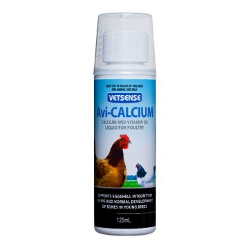 Vetsense Poultry Avi-Calcium 125mL