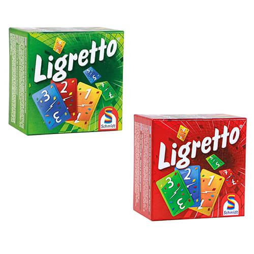  Farbiges Ligretto-Kartenspielset