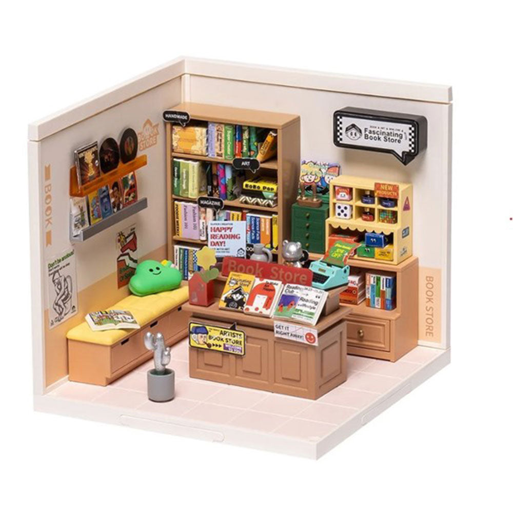 Superstore de plástico DIY em miniatura