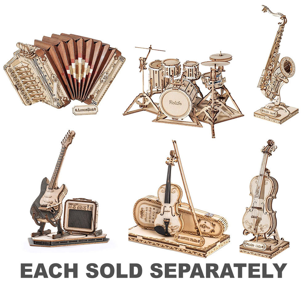 Classical 3D Instrument Wooden Puzzle