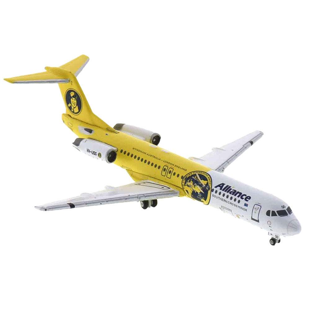 Alliance Airlines Fokker 1/400 skala flygplansmodell