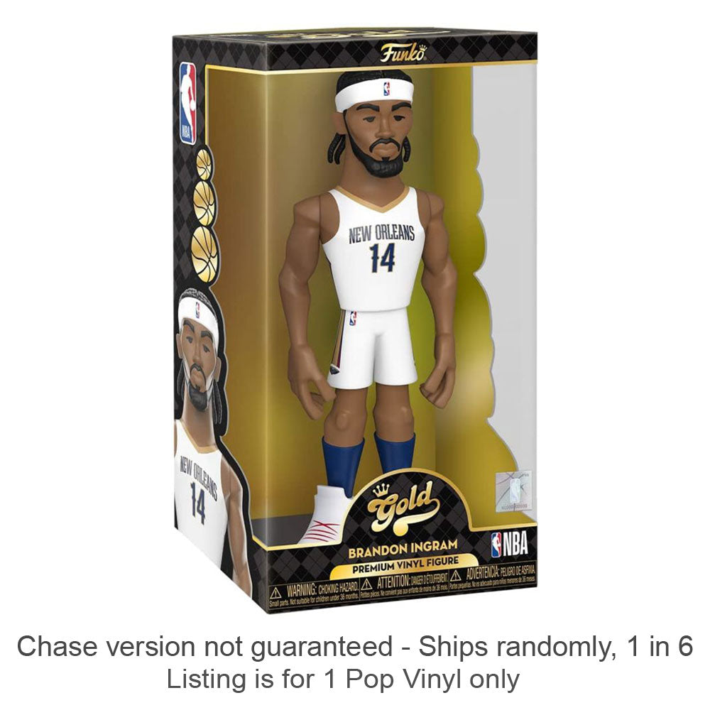 NBA Brandon Ingram 12" Vinyl Gold Chase Ships 1 in 6