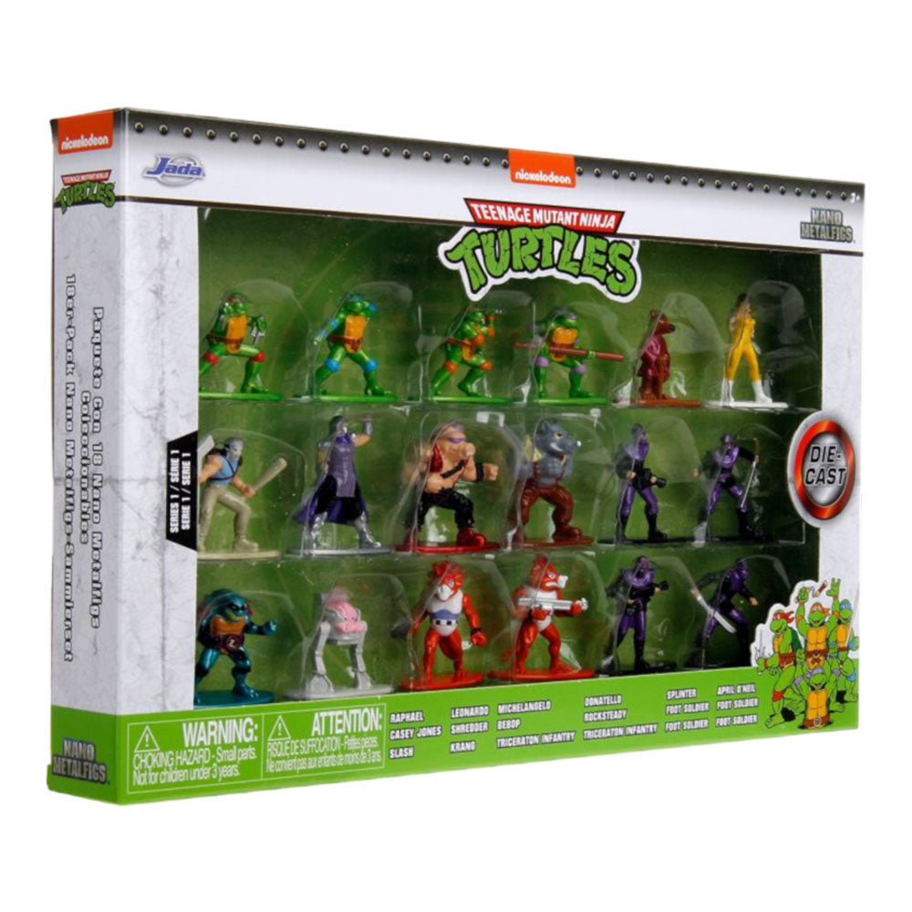 Teenage Mutant Ninja Turtles TV'87 1.65" Nano Metalfig 18-PK