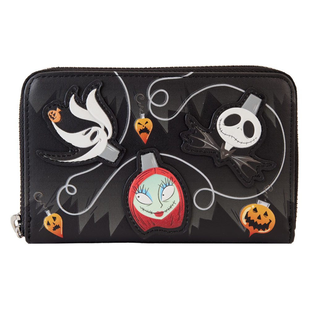 Nightmare Before Christmas Tree String Lights Glow Wallet