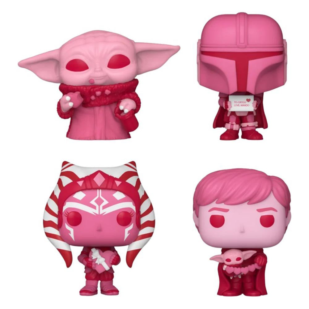 Valentines Pink Us Ex. Pocket Pop! 4pk hjerteboks