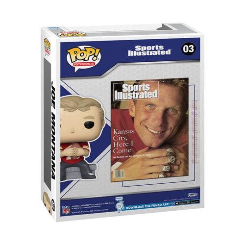 NFL Joe Montana Sports Illustrated Pop! Vinyl Cover