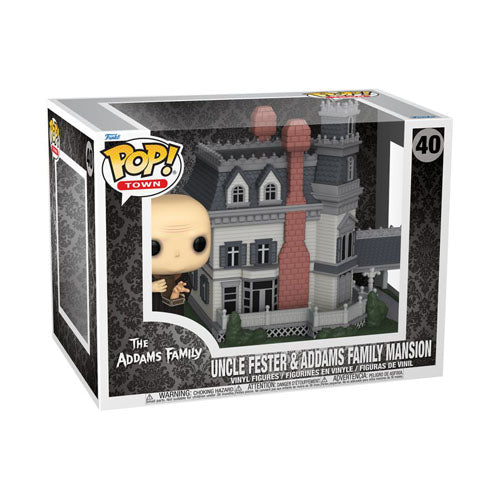 Addams Family TV Fester with Addams Family Mansion Pop! Town