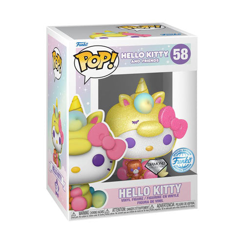 Hello Kitty Unicorn US Ex. Diamond Glitter Pop! Vinyl