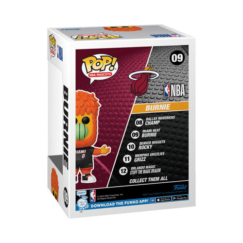 NBA: Mascots Miami Burnie Pop! Vinyl