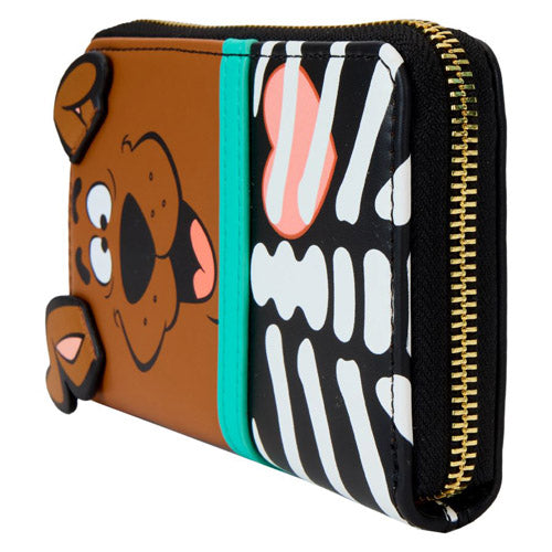 Scooby-Doo Skeleton Cosplay Glow Zip Wallet