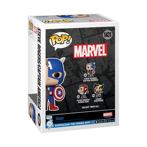 Marvel Comics Captain America/Steve Rogers: Split Pop! Vinyl