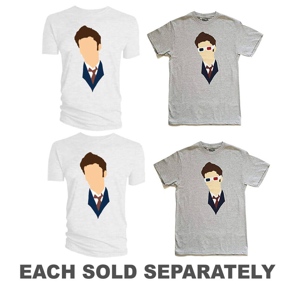 Doctor Who David Tennant Vector Head T-Shirt