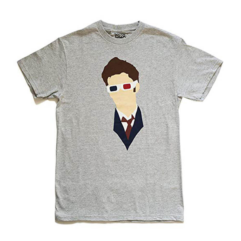  Doctor Who David Tennant Vector Head T-Shirt