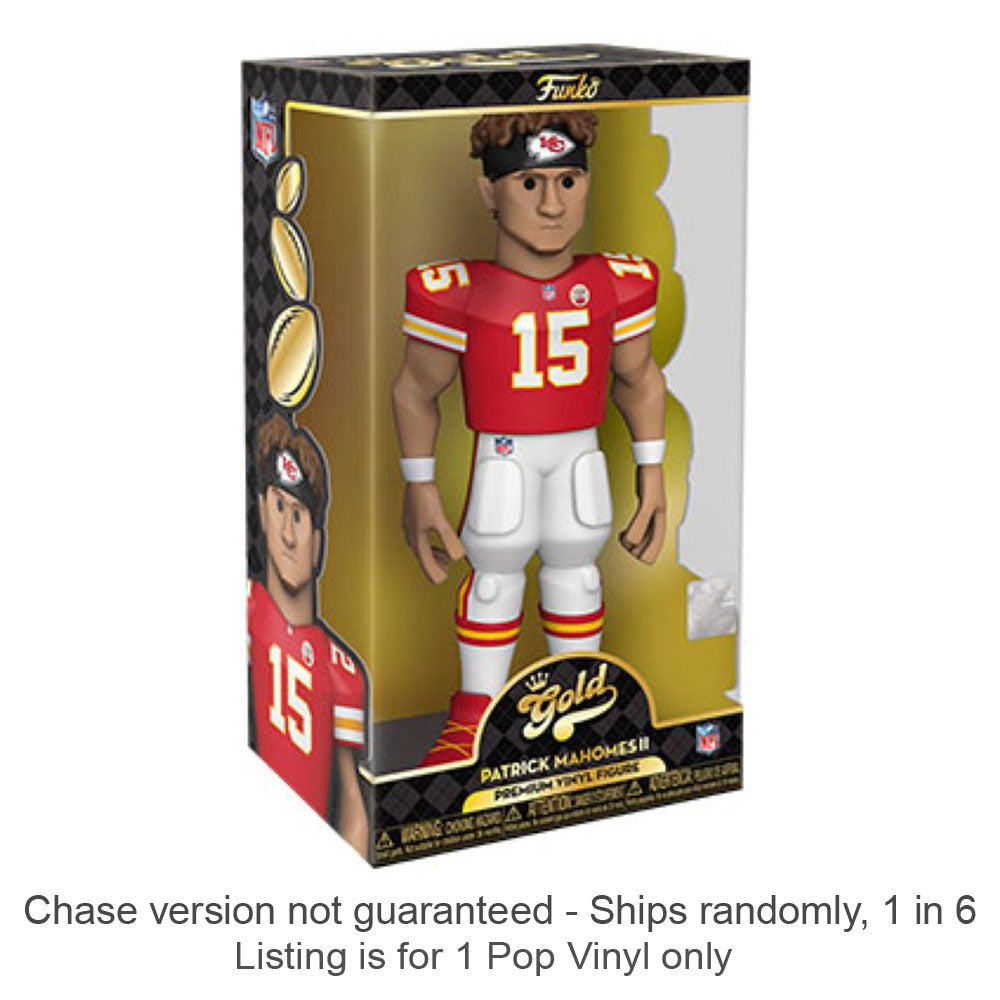 NFL Patrick Mahomes Vinyl Gold Chase statek 1 na 6