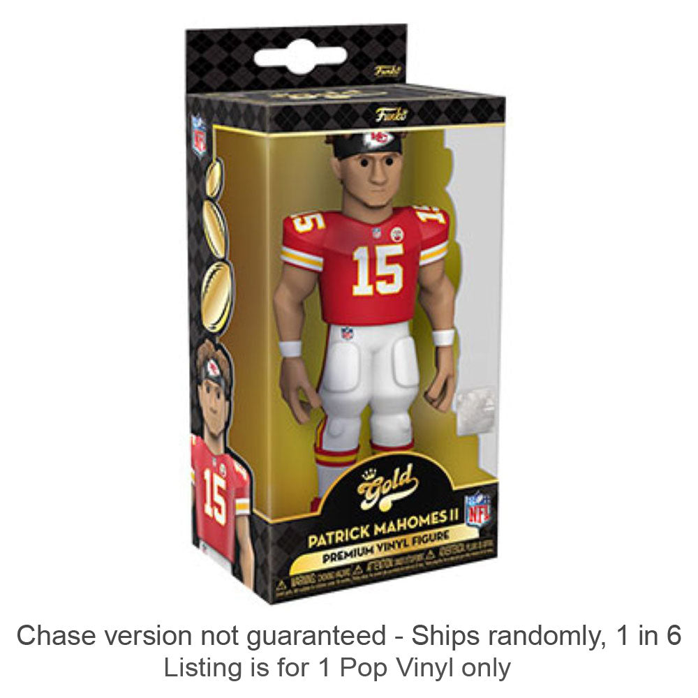 NFL Patrick Mahomes Vinyl Gold Chase statek 1 na 6